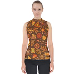 Pattern Background Ethnic Tribal Shell Top