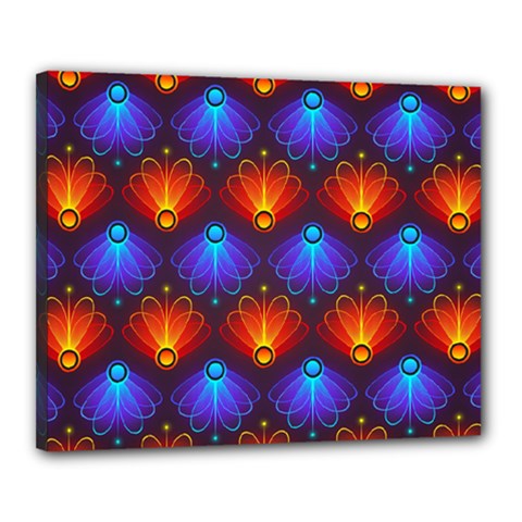 Background Colorful Abstract Canvas 20  X 16  by Nexatart