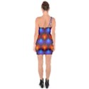 Background Colorful Abstract One Soulder Bodycon Dress View2