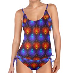 Background Colorful Abstract Tankini Set