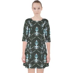 Seamless Pattern Background Pocket Dress