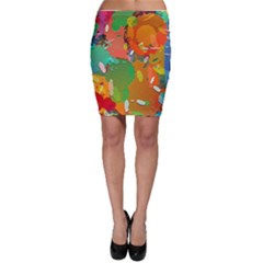 Background Colorful Abstract Bodycon Skirt by Nexatart