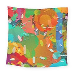 Background Colorful Abstract Square Tapestry (large) by Nexatart