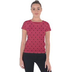 Watermelon Minimal Pattern Short Sleeve Sports Top  by jumpercat