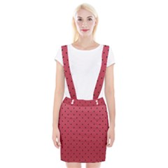 Watermelon Minimal Pattern Braces Suspender Skirt by jumpercat