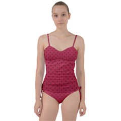 Watermelon Minimal Pattern Sweetheart Tankini Set by jumpercat