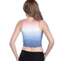 Red And Blue Racer Back Crop Top View2