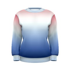 Red And Blue Women s Sweatshirt