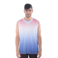 Red And Blue Men s Basketball Tank Top by jumpercat