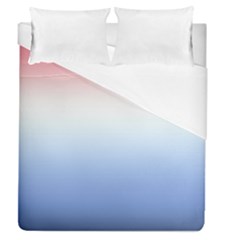 Red And Blue Duvet Cover (queen Size) by jumpercat