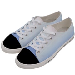 Red And Blue Women s Low Top Canvas Sneakers by jumpercat