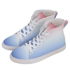 Red And Blue Men s Hi-top Skate Sneakers by jumpercat