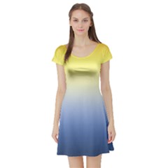 Sun Goes Down Short Sleeve Skater Dress by jumpercat