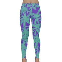 Electric Palm Tree Classic Yoga Leggings by jumpercat