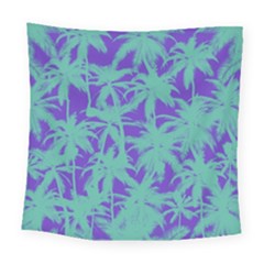 Electric Palm Tree Square Tapestry (large) by jumpercat