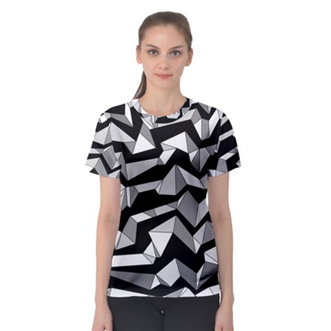 Polynoise Lowpoly Women s Sport Mesh Tee by jumpercat