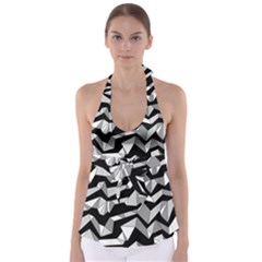 Polynoise Lowpoly Babydoll Tankini Top by jumpercat