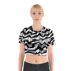 Polynoise Lowpoly Cotton Crop Top by jumpercat