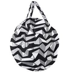 Polynoise Lowpoly Giant Round Zipper Tote by jumpercat