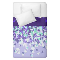 Purple Disintegrate Duvet Cover Double Side (single Size) by jumpercat