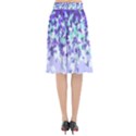 Purple Disintegrate Flared Midi Skirt View2