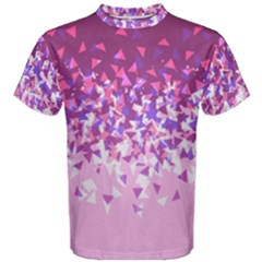 Pink Disintegrate Men s Cotton Tee by jumpercat