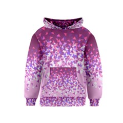 Pink Disintegrate Kids  Pullover Hoodie by jumpercat