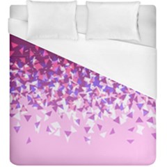 Pink Disintegrate Duvet Cover (king Size) by jumpercat