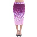 Pink Disintegrate Midi Pencil Skirt View1