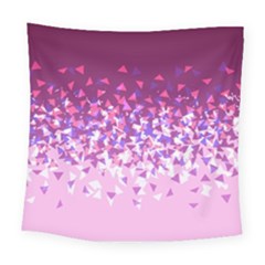 Pink Disintegrate Square Tapestry (large) by jumpercat