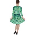 Green Disintegrate Ruffle Dress View2