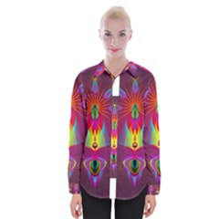 Abstract Bright Colorful Background Womens Long Sleeve Shirt