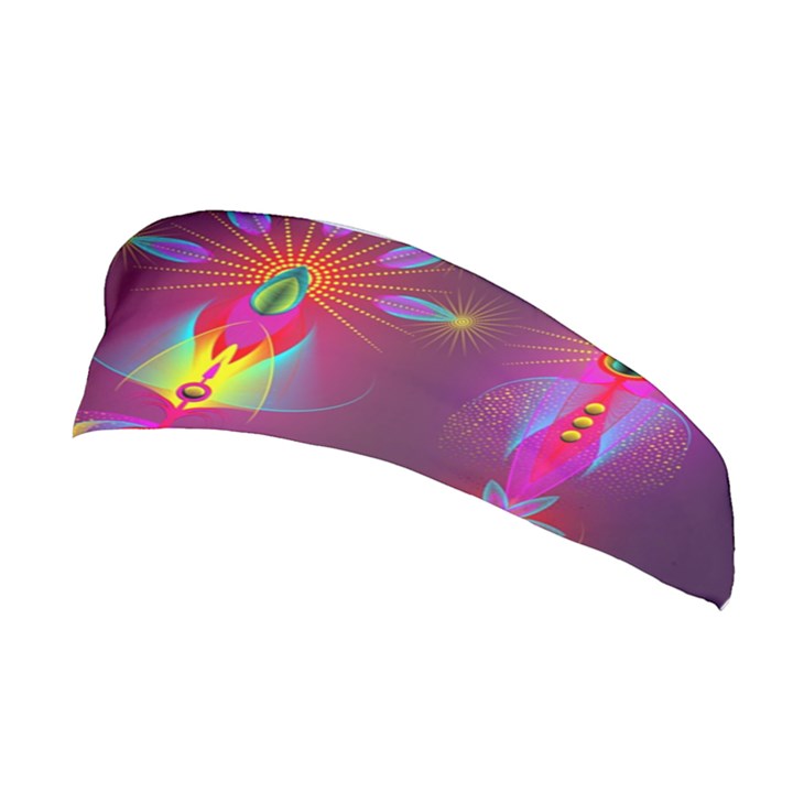 Abstract Bright Colorful Background Stretchable Headband