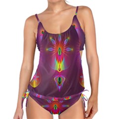 Abstract Bright Colorful Background Tankini Set