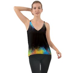 Frame Border Feathery Blurs Design Cami