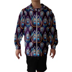 Seamless Pattern Pattern Hooded Wind Breaker (kids) by Nexatart