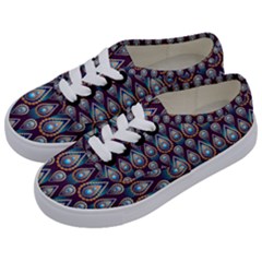 Seamless Pattern Pattern Kids  Classic Low Top Sneakers by Nexatart