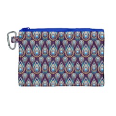 Seamless Pattern Pattern Canvas Cosmetic Bag (large)