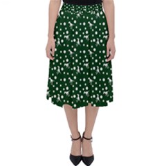 Dinosaurs Green Folding Skater Skirt