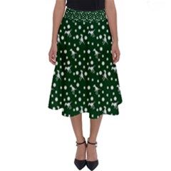 Dinosaurs Green Perfect Length Midi Skirt