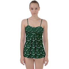 Dinosaurs Green Babydoll Tankini Set