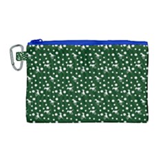 Dinosaurs Green Canvas Cosmetic Bag (large)