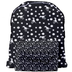 Dinosaurs Black Giant Full Print Backpack