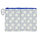 Daisy Dots Grey Canvas Cosmetic Bag (XL) View1