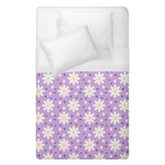 Daisy Dots Lilac Duvet Cover (single Size) by snowwhitegirl