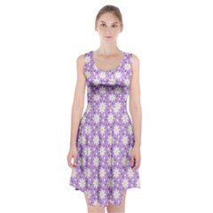 Daisy Dots Lilac Racerback Midi Dress by snowwhitegirl