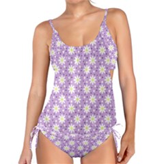 Daisy Dots Lilac Tankini Set by snowwhitegirl