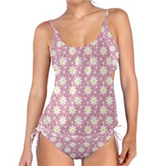 Daisy Dots Pink Tankini Set by snowwhitegirl