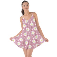 Daisy Dots Pink Love The Sun Cover Up by snowwhitegirl