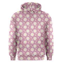 Daisy Dots Pink Men s Overhead Hoodie